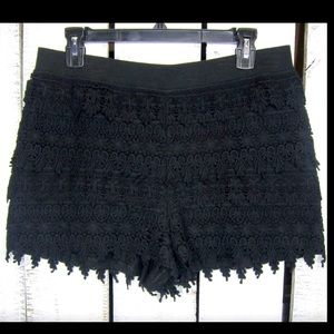 Express Laced Shorts Size M also in White
